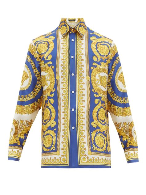 versace silk shirt replica|wholesale Versace silk shirts.